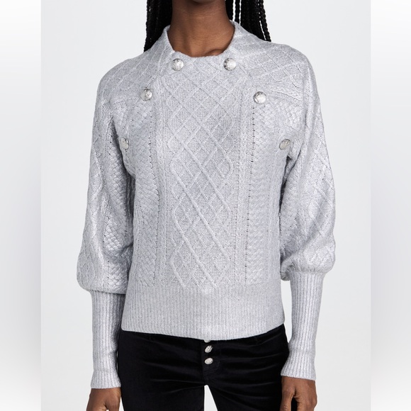 Veronica Beard silver Sweater NWT - Picture 7 of 15